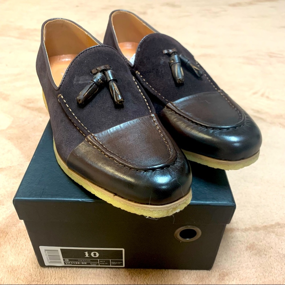 Men’s Brown Suede Arkose Loafers